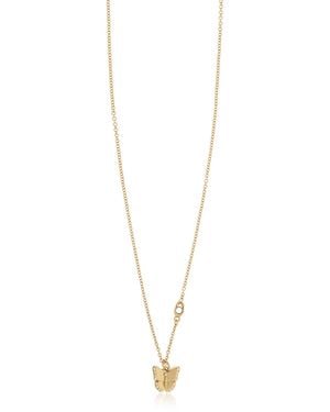 COACH Brass Necklace - White