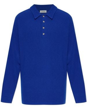 American Vintage Wool Polo - Blue