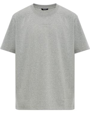 Balmain T-Shirt With Logo - Grey