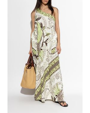 Tory Burch One-Shoulder Dress - White