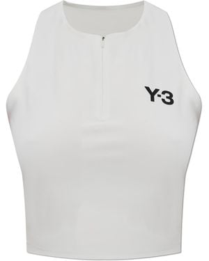 Y-3 Top From The "Tennis Us" Collection - Grey