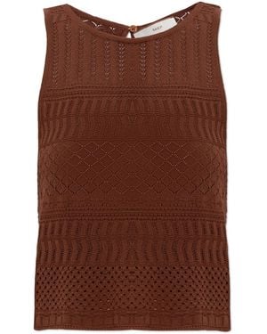 Akep Sleeveless Top - Brown