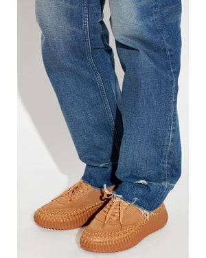 Chloé 'Nama' Sports Shoes On A Platform - Blue