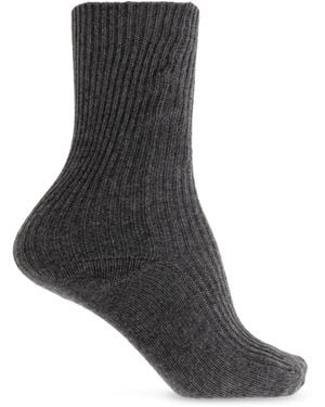 Lisa Yang Cashmere Socks 'Zera' - Black