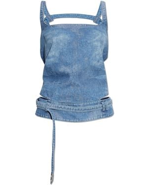 DIESEL Denim Top 'De-Sayra-Fsi2' - Blue
