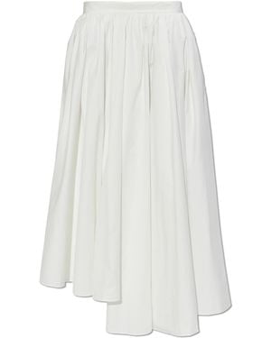 Self-Portrait Asymmetrical Skirt - White