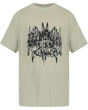 44 Label Group T-Shirt With Printed Logo - Green