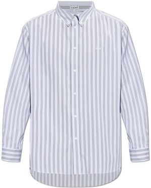 Loewe Striped Shirt - White