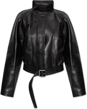 Loewe Leather Jacket - Black