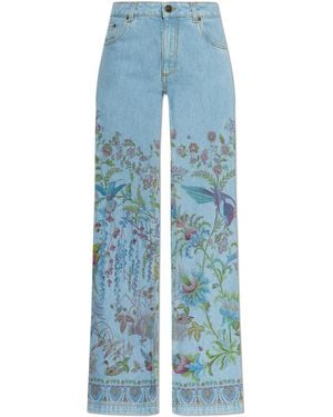 Etro Flared Leg Jeans - Blue
