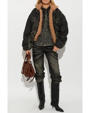 DIESEL Insulated Jacket 'D-Curly-Fsj' - Black
