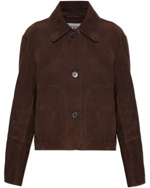 Arma Suede Jacket 'Emy' - Brown