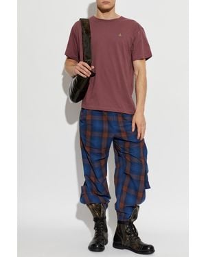 Vivienne Westwood T-Shirt With Logo - Blue