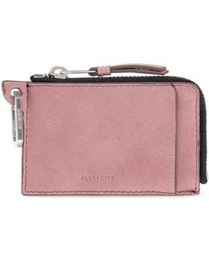 AllSaints 'Remy' Card Holder - Pink