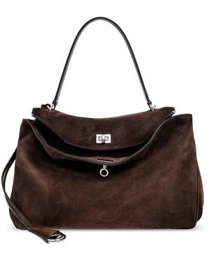Balenciaga Shoulder Bag 'Rodeo Top M' - Brown
