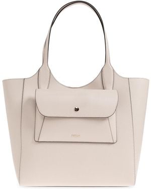Furla "Lea Medium" Shopper Bag - White