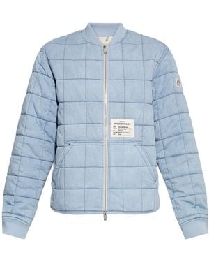 Moose Knuckles Insulated Jacket With Patch - Blue