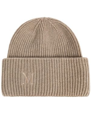Max Mara Cashmere Hat 'Retina' - Natural