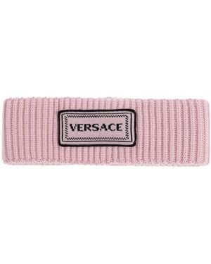 Versace Wool Headband - Pink