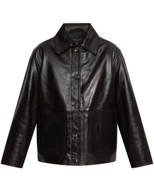 Rag & Bone Leather Jacket - Black