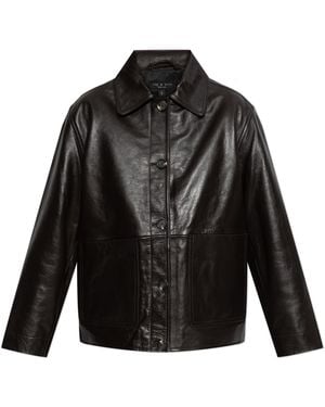Rag & Bone Leather Jacket - Black