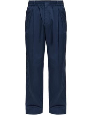 Balmain Creased Trousers - Blue