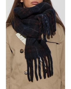 Burberry Wool Scarf - Black