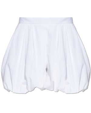 Jil Sander Shorts With Puffed Legs - White