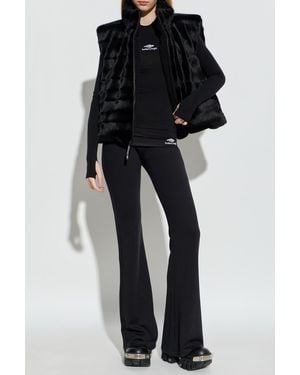 Balenciaga Long Sleeve Top - Black