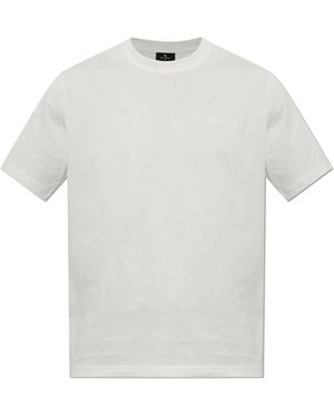 Etro T-Shirt With Embroidered Logo - White