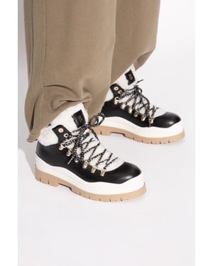 Bogner Leather Snow Boots - Black