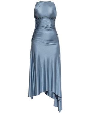Victoria Beckham Draped Dress - Blue