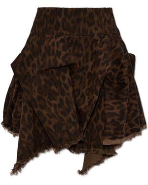 AllSaints 'Crissy' Denim Skirt - Brown