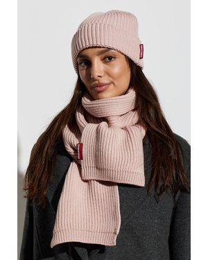 DSquared² Wool Set: Hat And Scarf - Black