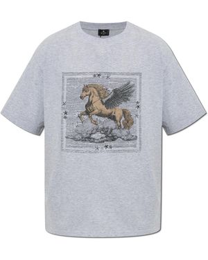 Etro T-Shirt With Print - Grey