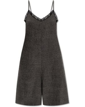 R13 Strappy Jumpsuit - Black