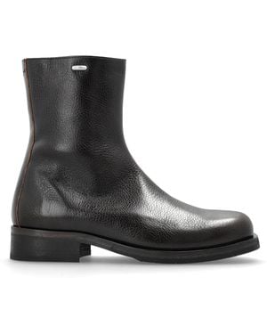 Our Legacy 'Camion' Leather Ankle Boots - Black