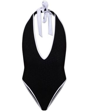 Balmain One-Piece Swimsuit - Black