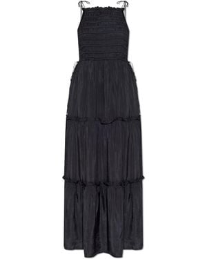 Ganni Long Dress - Black