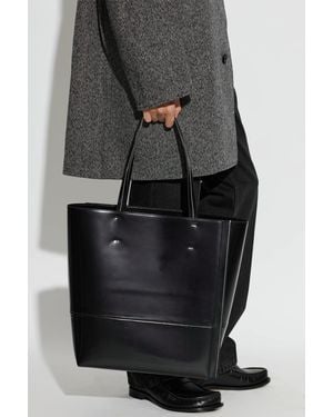 Marni Leather North/South Bag - Gray