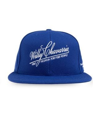 Willy Chavarria Baseball Cap - Blue