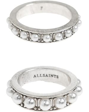AllSaints Two Rings - Grey