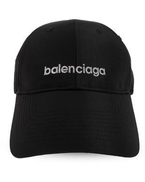 Balenciaga Baseball Cap - Black
