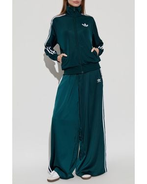 adidas Originals Wide-leg Sweatpants, - Green