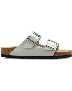 Birkenstock 'Arizona Droplet Buckle' Sandals - White