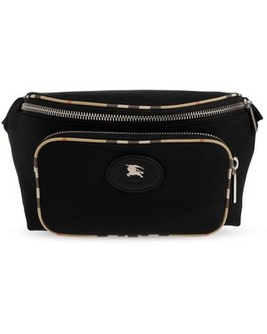 Burberry Belt Bag With Logo - Black