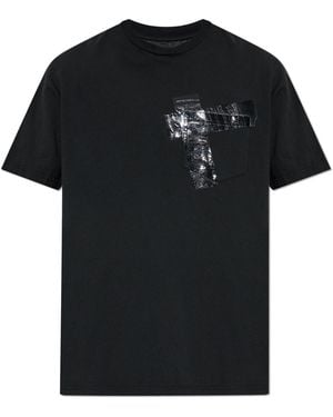 Maison Margiela T-Shirt With Print - Black