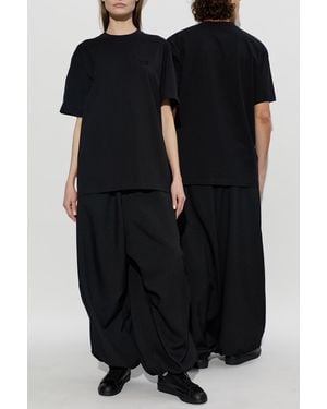 Y-3 T-Shirt With Logo - Black