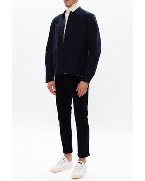 Samsøe & Samsøe Tapered Corduroy Pants - Blue