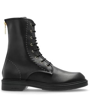 Max Mara "Urbancombact" Leather Shoes - Black